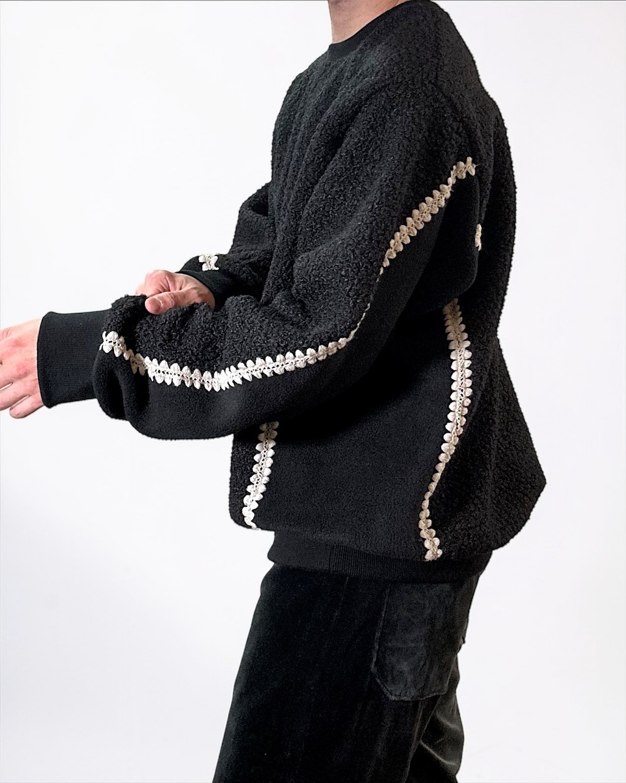 MK27A-C-24 CLAM-SWEAT #BLK