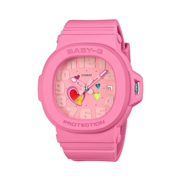 国内正規品 CASIO BABY-G カシオ ベビーG PLAYFUL HEARTS SERIES ショックレジスト 10気圧防水 レディース腕時計 BGA-10-4AJF