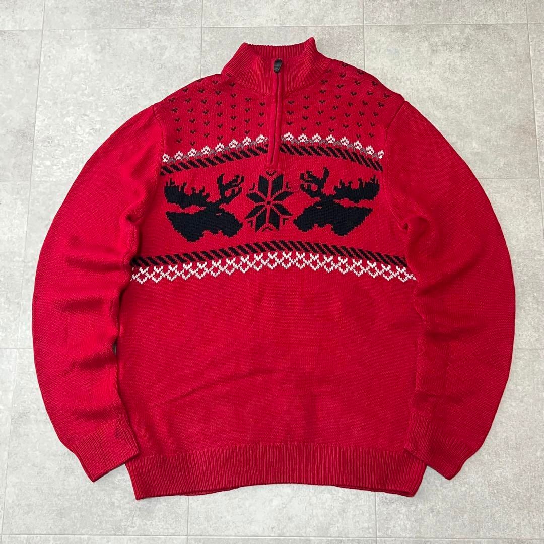CHAPS チャップス 90s ドライバーズニット ハーフジップ CHAPS チャップス 90s ドライバーズニット ハーフジップ