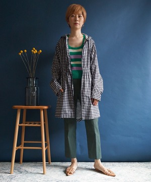 【送料無料】Nylon Gingham check Jacket