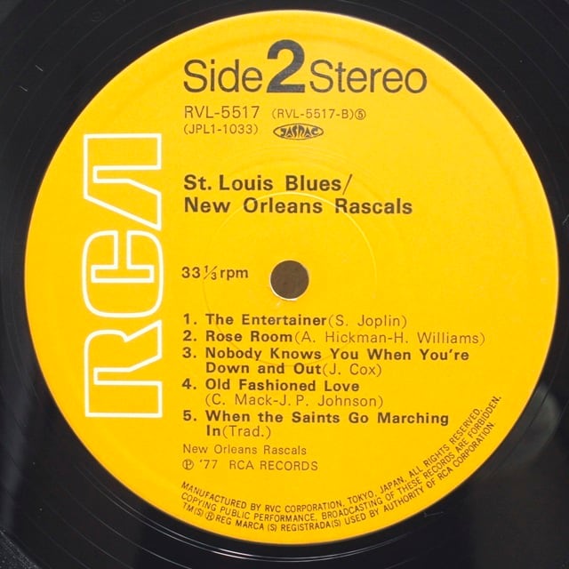 New Orleans Rascals / St. Louis Blues [RVL-5517] - 画像4