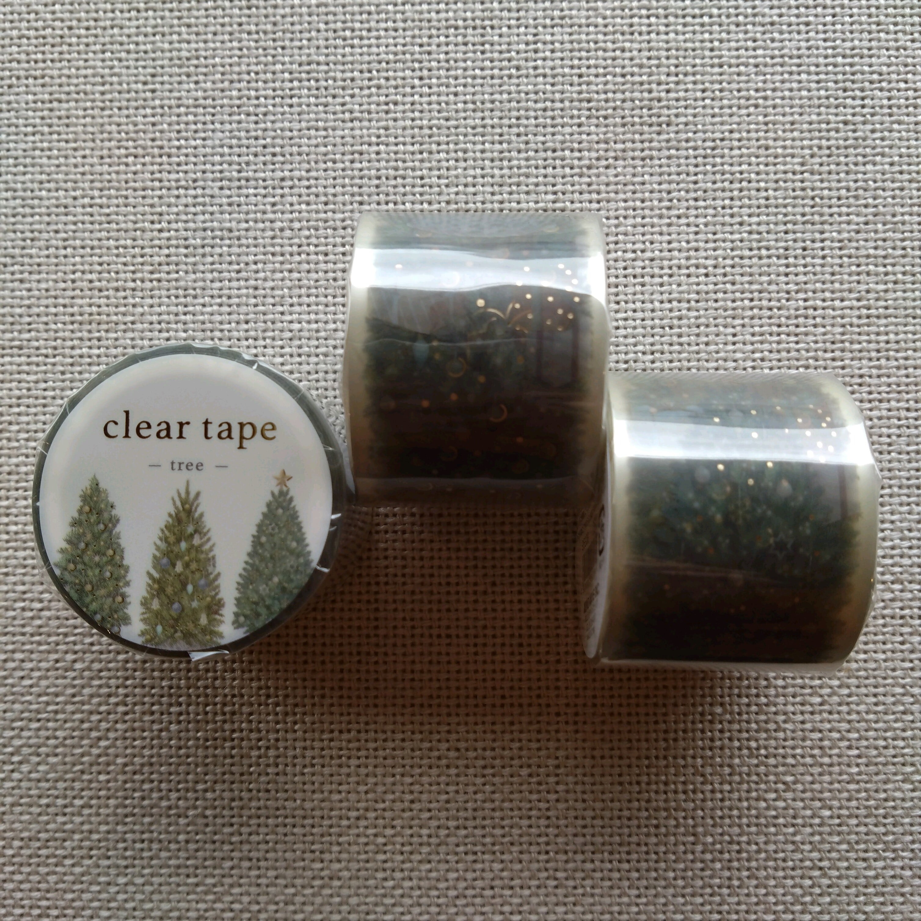 MIND WAVE クリアテープ 金箔 tree 95328 30mmマステ MW03