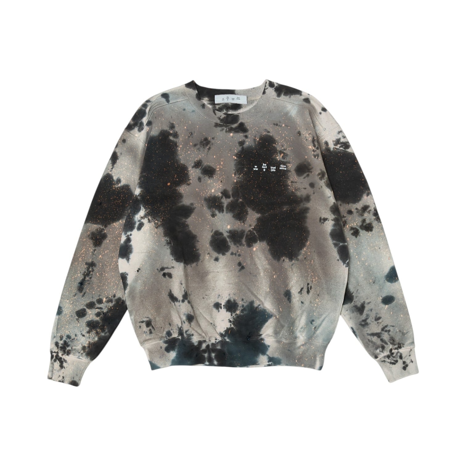 【BAL】LOGO TIE DYE CREW SWEAT by YUKIDYE(GRAY)〈国内送料無料〉