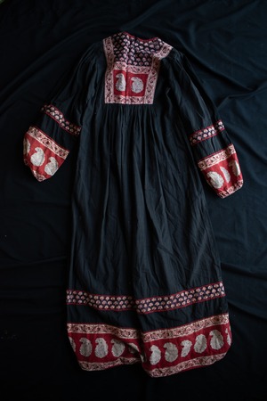 moderate vintage インド綿のワンピース