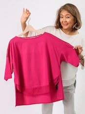 切り替えビッグシルエットブラウス(BRAHMIN)