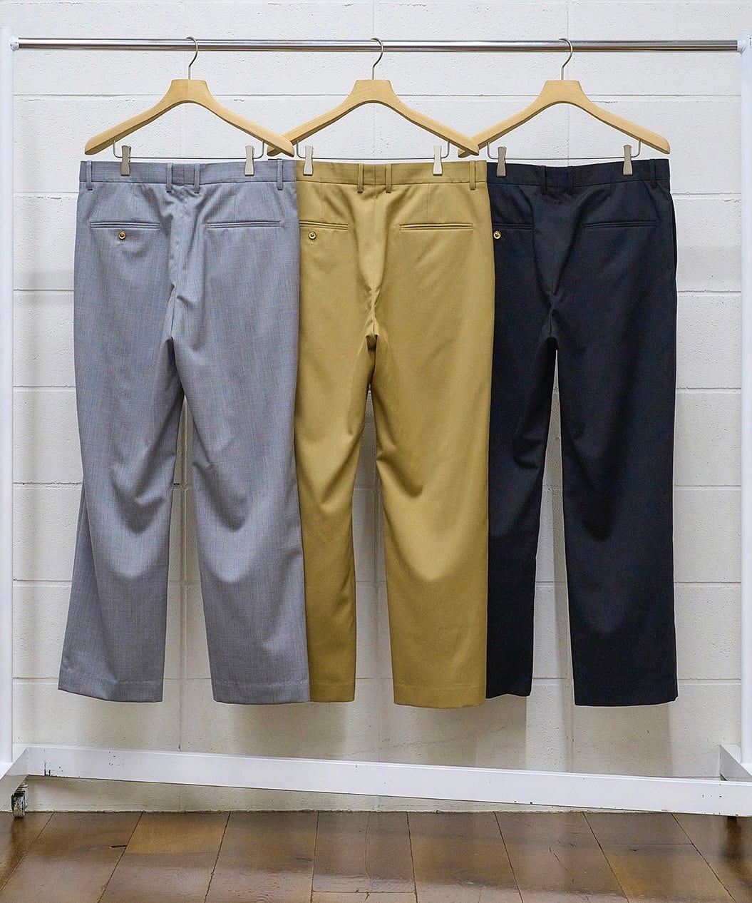 UNUSED / UW1167 WOOL SLACKS (BLACK) | AfterSchool Online