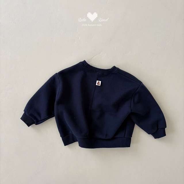 《予約》送料無料【lalaland】Round Panel Sweatshirt