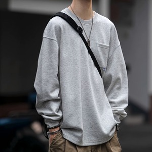 ★SIMPLE DESIGN ROUND NECK SWEATER　　　A0755