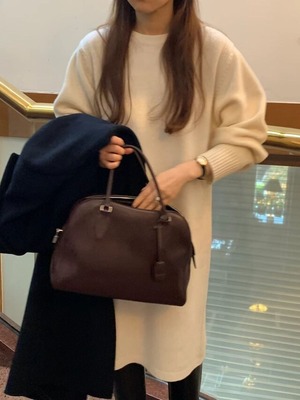 [OUNCE] volume sleeve knit onepiece