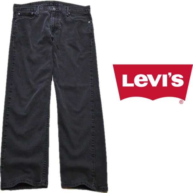 1点物◇Levisリーバイス569黒ブラックジーンズ古着メンズ34レディース