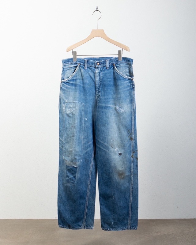 vintage "BIG MAC" baggy silhouette good damaged denim painter trousers