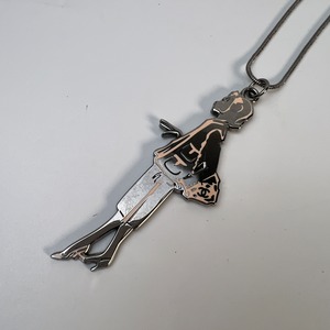 【最終処分SALE】CHANEL シャネル マドモアゼル   ネックレス シルバー A-8651