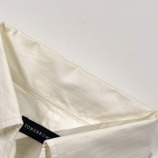 TOMORROWLAND トゥモローランド ストライプ スキッパー BD ボタンダウン 長袖シャツ L/ホワイト メンズ