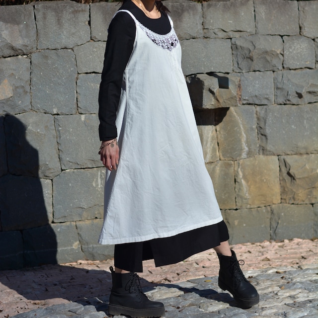 【MADE IN FRANCE】PAYSAN ノースリーブキャミソールワンピース "BLOUSE PAYSANNE"