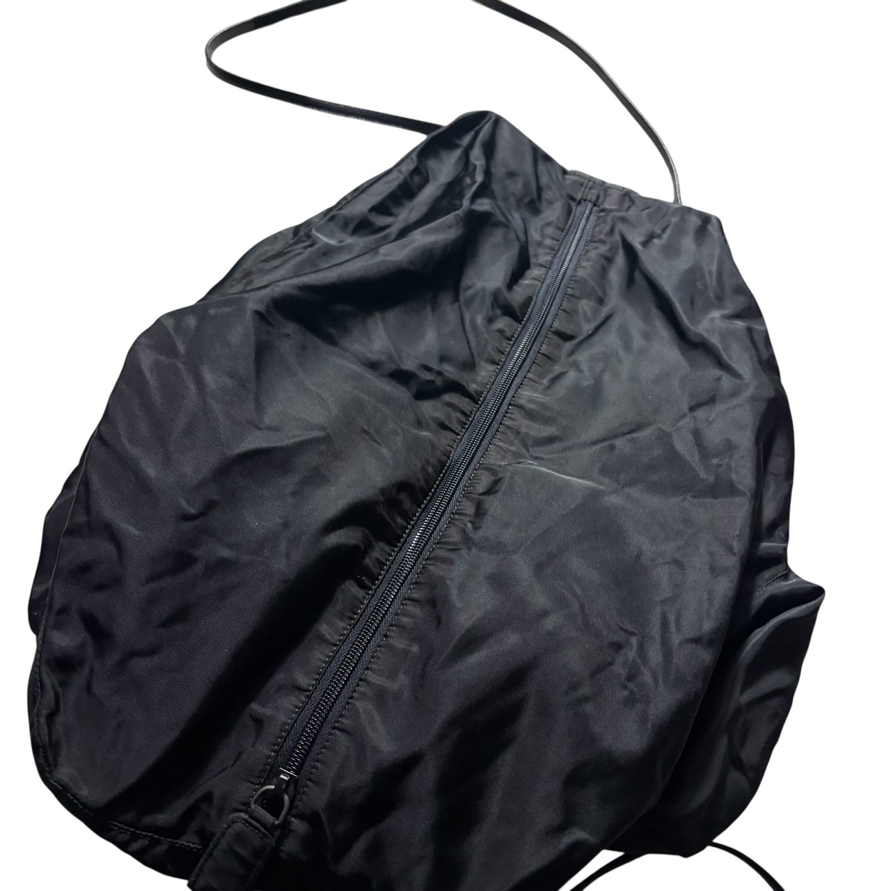 PRADA black nylon shoulder bag