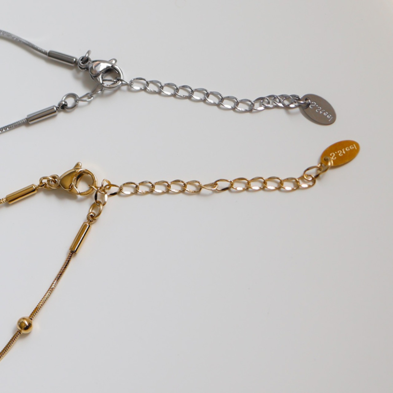 stainless grain necklace 03 SN055