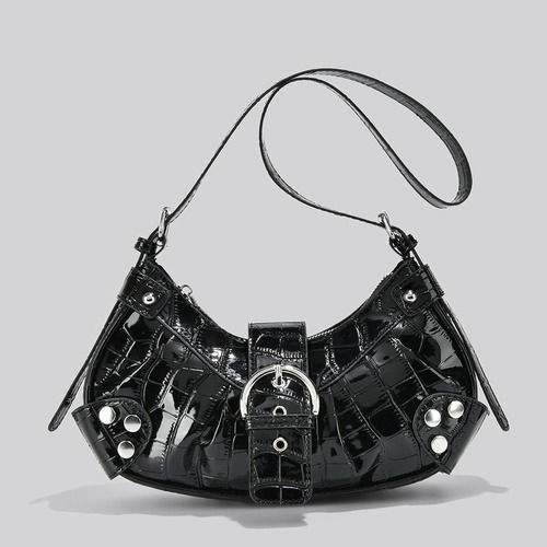 glossy embossed bag / l0752