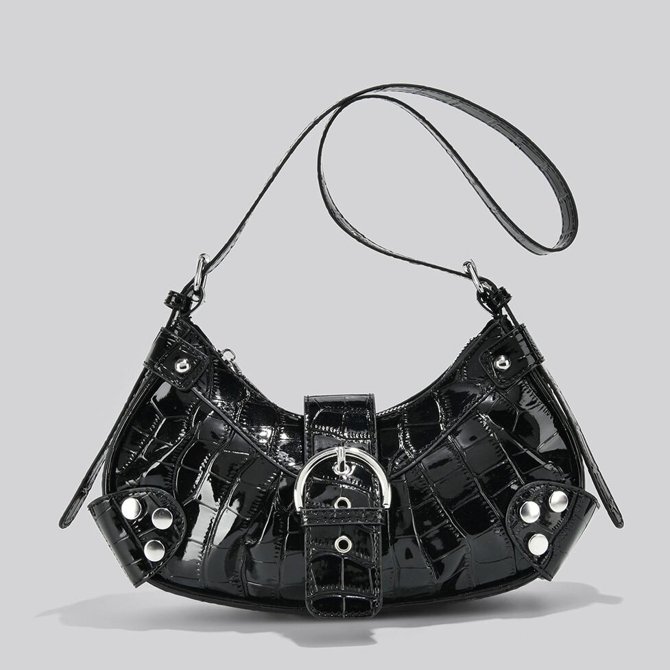 glossy embossed bag / l0752