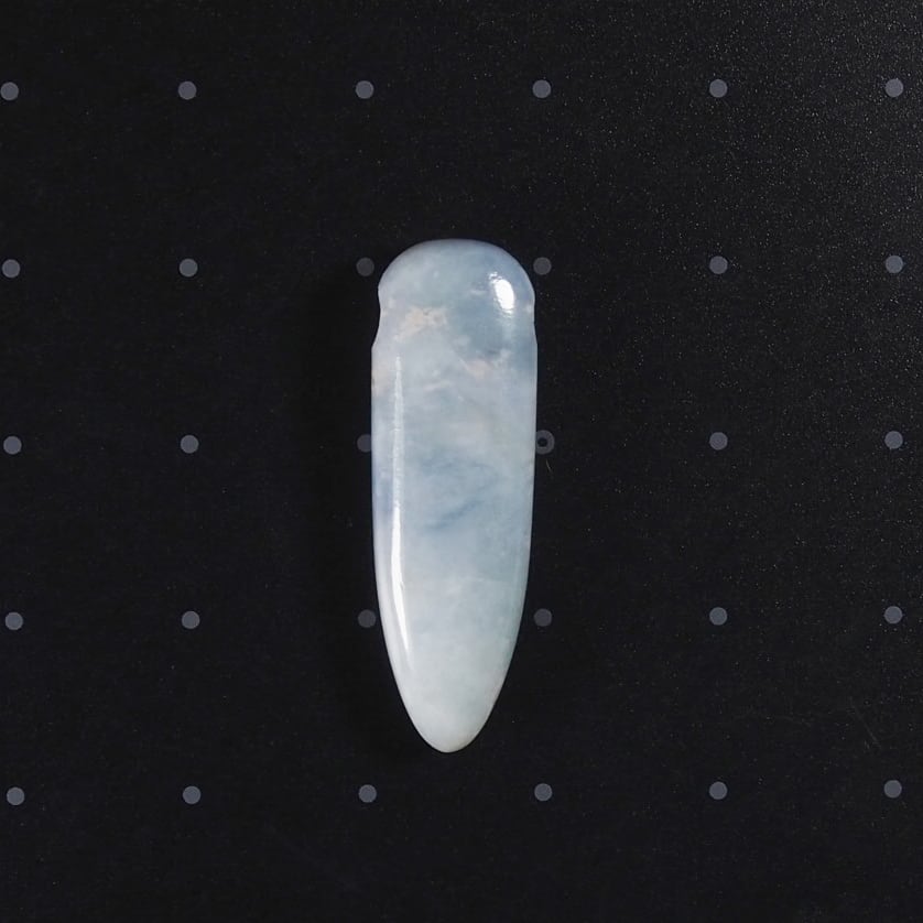 糸魚川翡翠 青ラベンダー翡翠 ペンダントトップ 3.2g Itoigawa Bluish