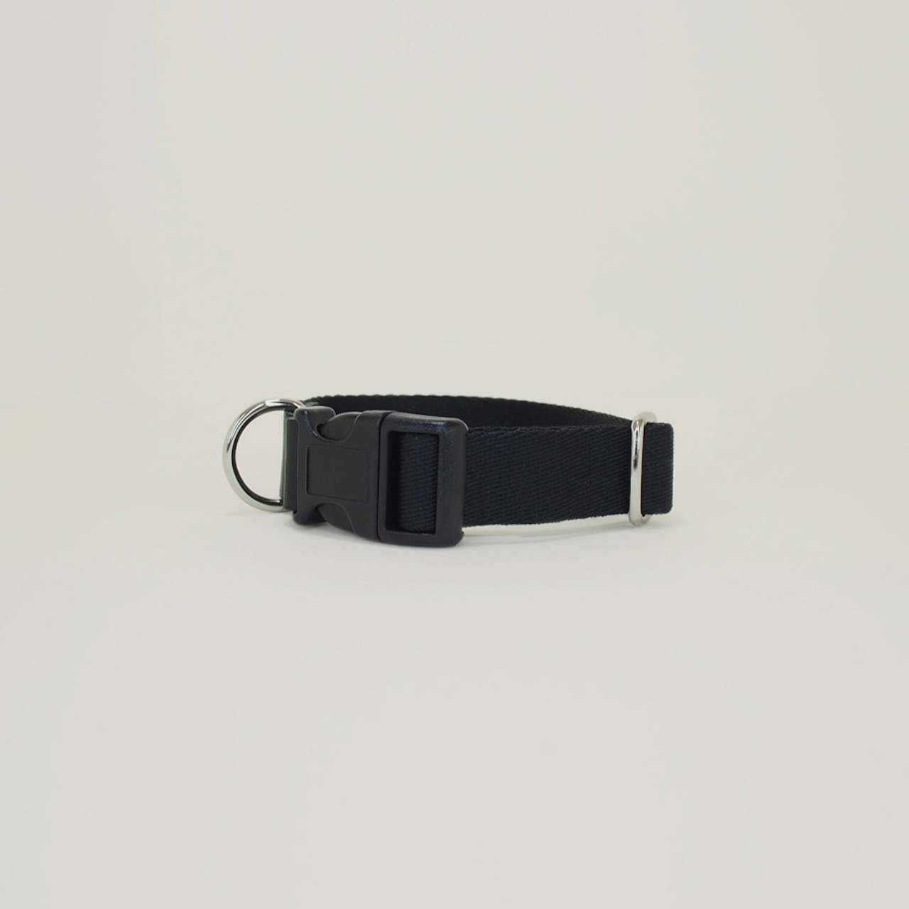 【即納】GOPE Picture Dog Collar  - O-Buckle｜Black × Biack - 3