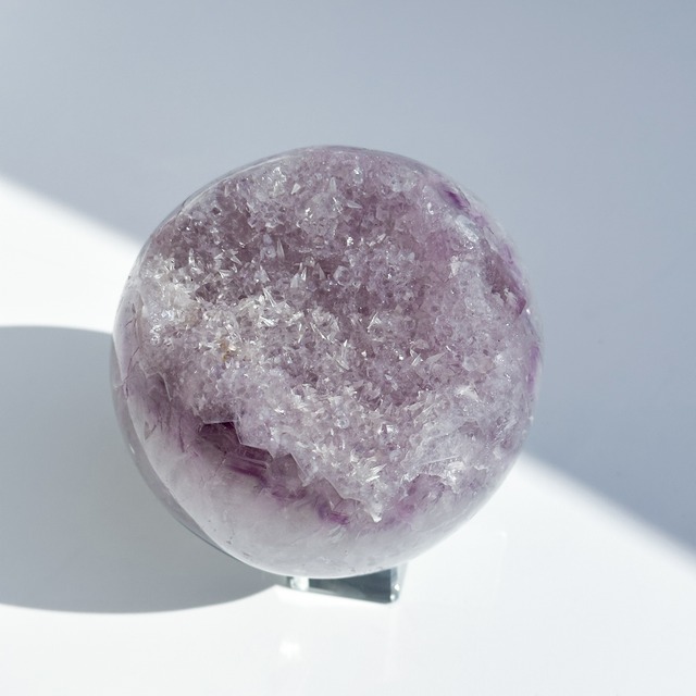 スペシャル!!!!ウルグアイ産アゲート×アメジスト スフィア（丸玉）45◇Agate×Amethyst ◇天然石・パワーストーン