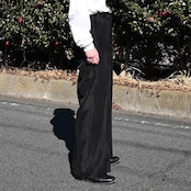 Nonnotte / Draw Cord Wide Straight Trousers