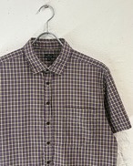 Paul Smith Purple Gingham Check S/S Shirt