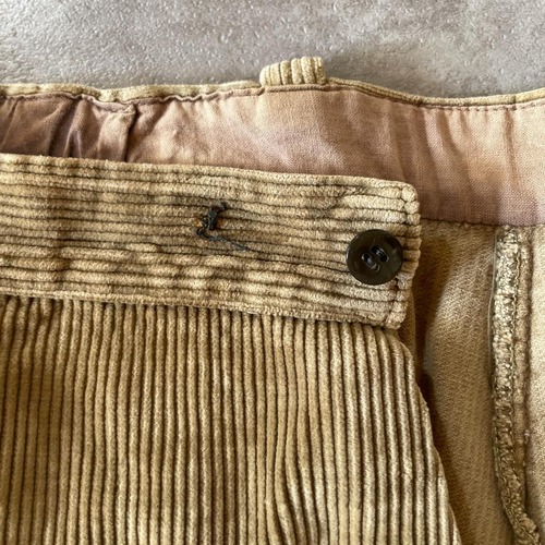 40s Mont St Michel コーデュロイ ブラウン パンツ W35 詳細写真11