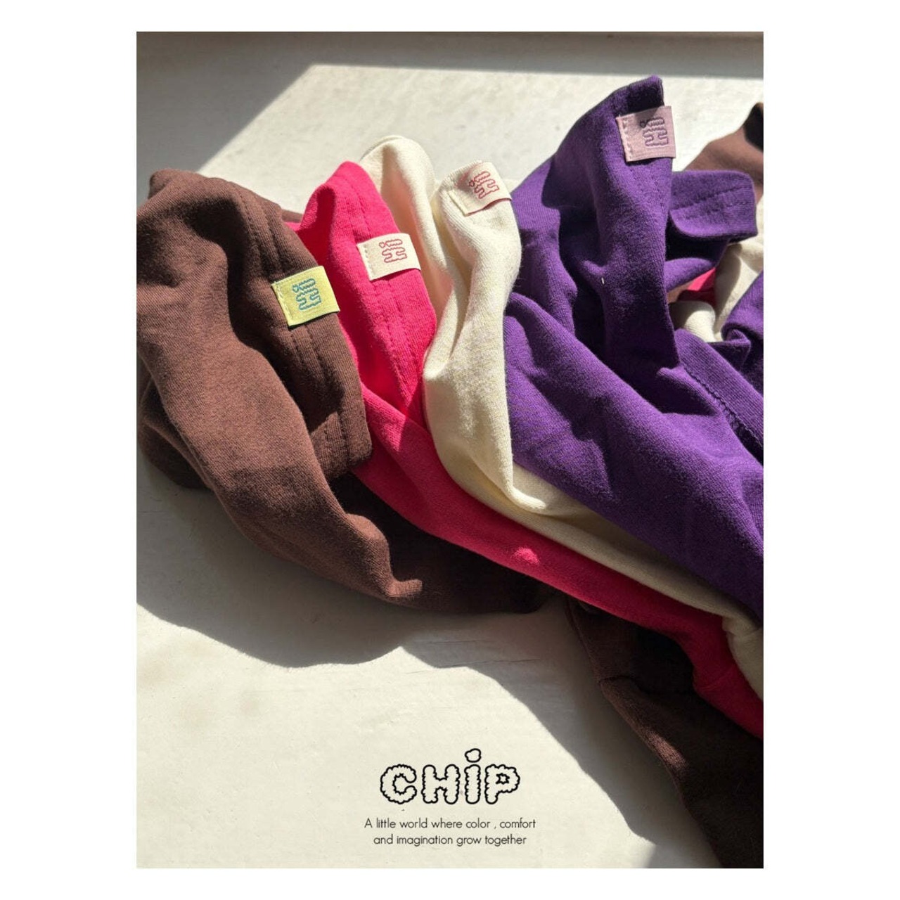 【取寄】CHIP ジェリーフード Tシャツ|冬服|韓国子供服