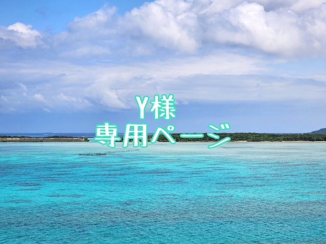 Y様専用ページ