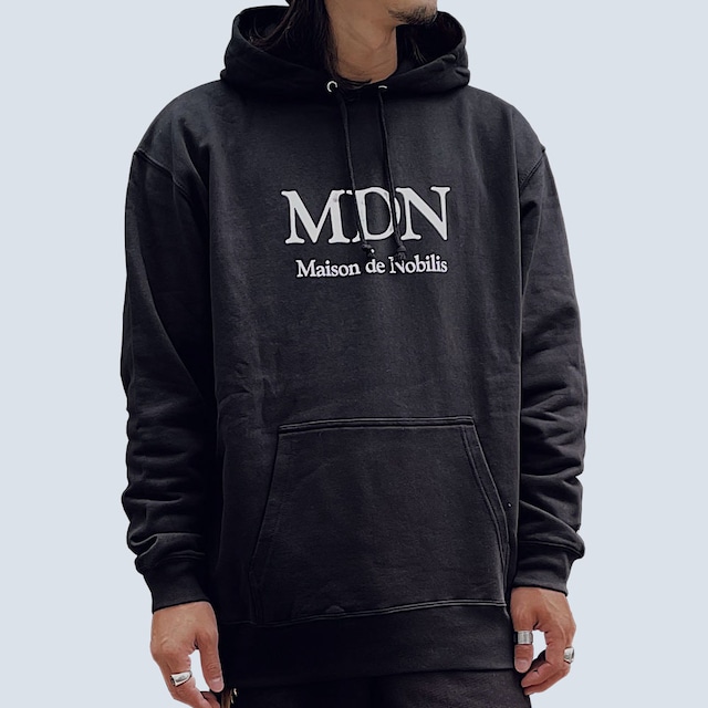 【送料無料】MDN Logo Hoodie Black【品番 21A3002】