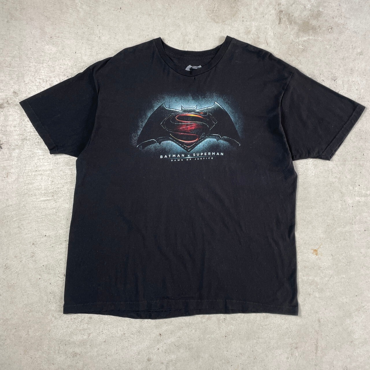 ビッグサイズ BATMAN V SUPERMAN DAWN OF JUSTICE プリントTシャツ 