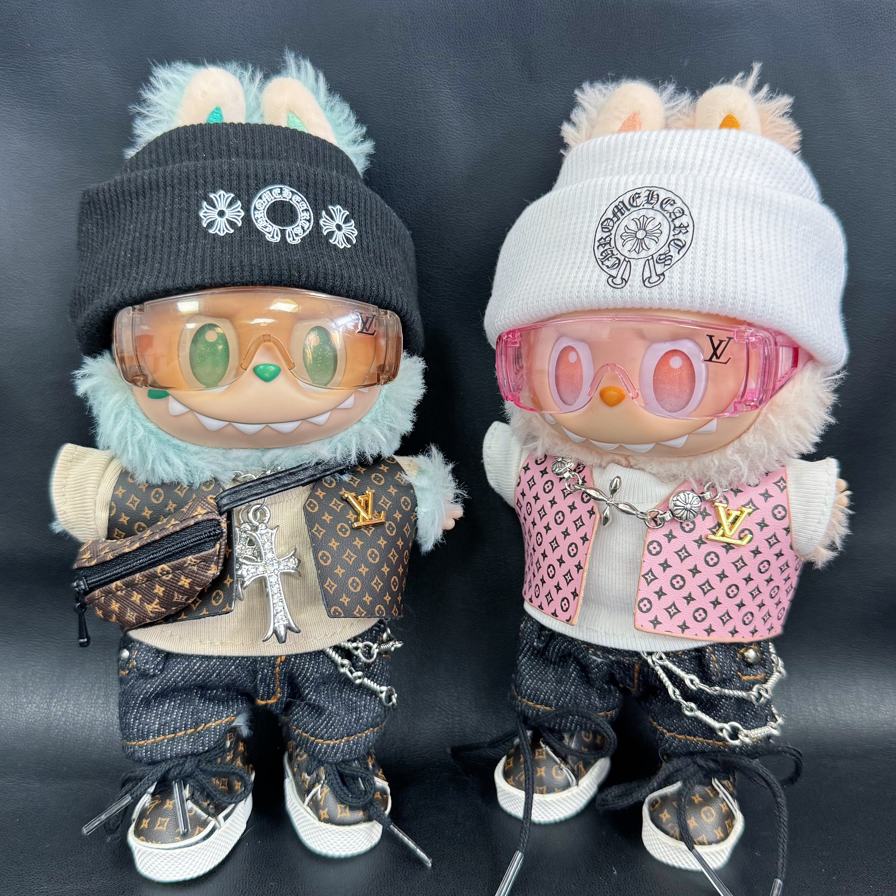 ネックレス&チェーン付き！クールで可愛い ファッションセット