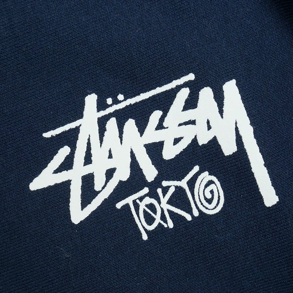 Size【M】 STUSSY ステューシー STOCK TOKYO HOOD NAVY 東京限定