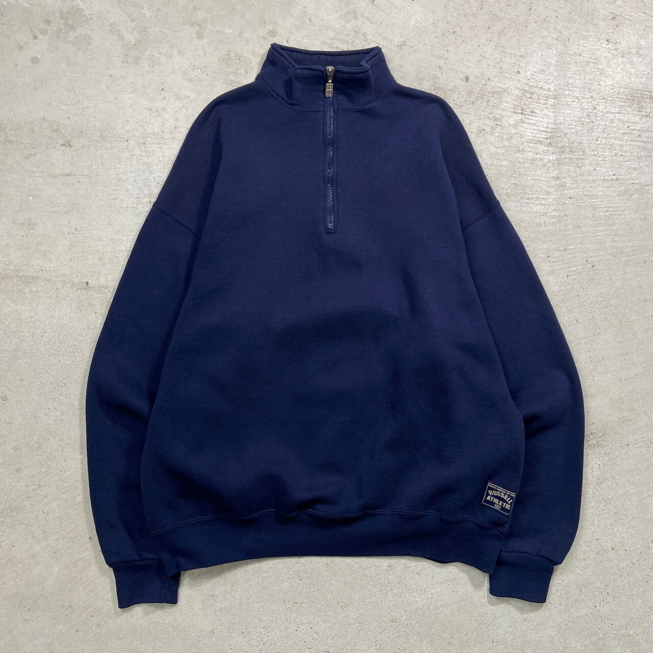 90年代 USA製 RUSSELL ATHLETIC ラッセル アスレチックス ハーフジップ 