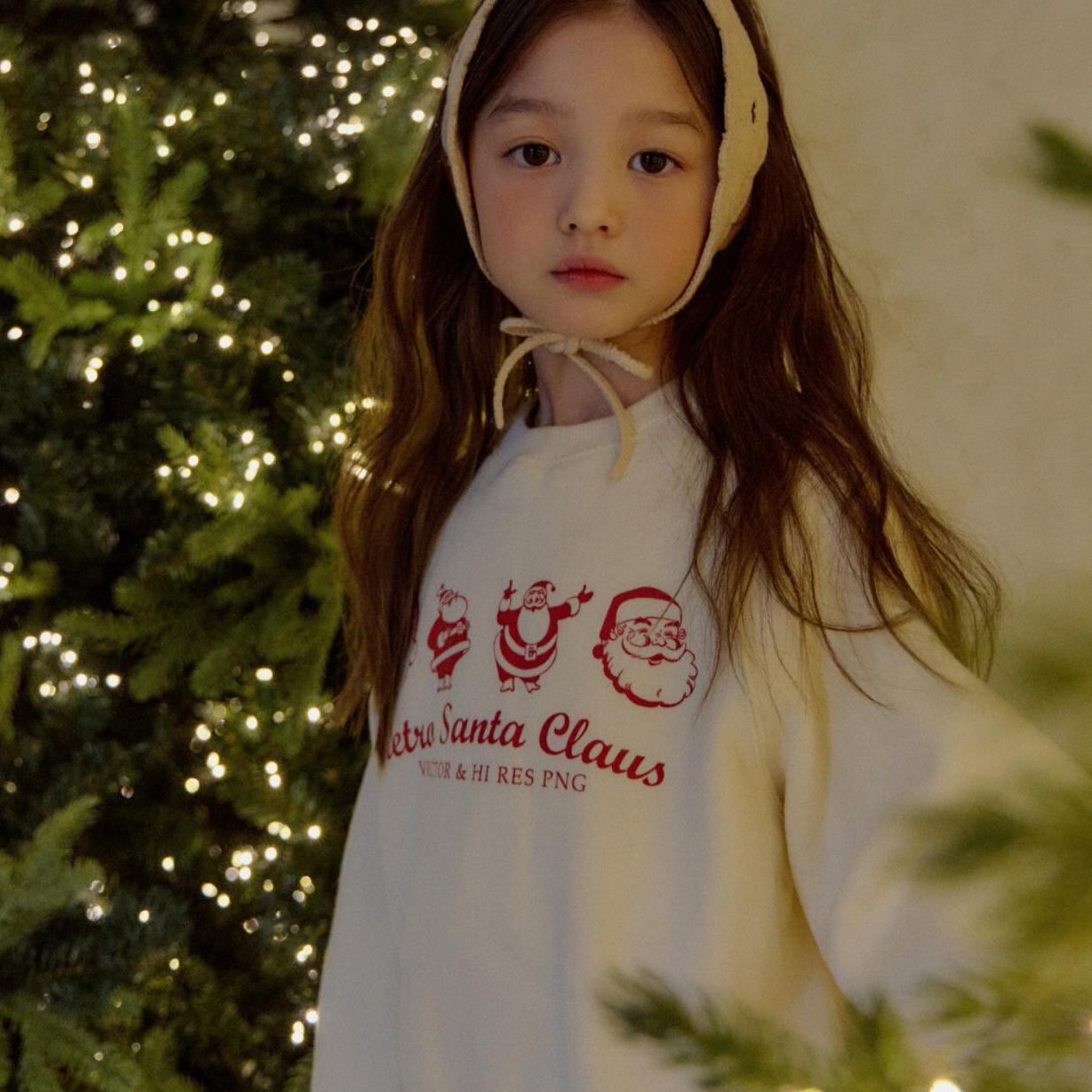 «sold out»«ジュニアサイズあり» By MiMi サンタさんスウェット 2colors