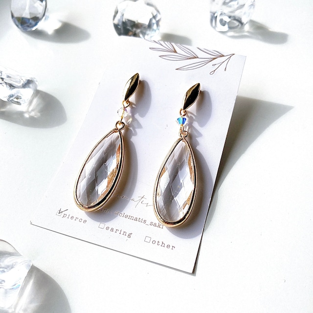 ◇O-9 Crystal／イヤリング