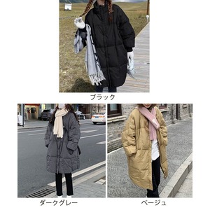 中綿 ダウン ジャケット スタンドカラー レディース 秋冬 韓国 アウター ダウンコート きれいめ 大人 カジュアル 防寒 保温 暖かい 通勤 通学 シンプル エコダウン 大人可愛い 大人女子