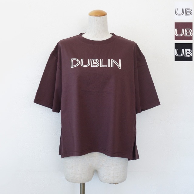 Dignite collier (ディニテコリエ) Tシャツ バックフレア サイドスリット 5分袖 UVカット TY-80269753 ◇