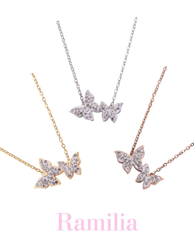 twoバタフライネックレス（3 colors）　R2406214
