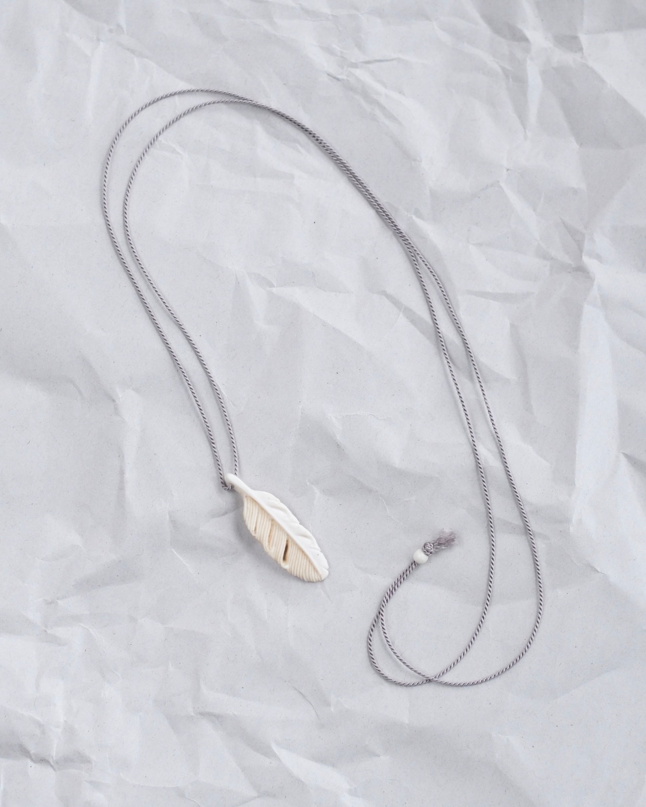 Hand Carved Antler Pendant (S)  |  014