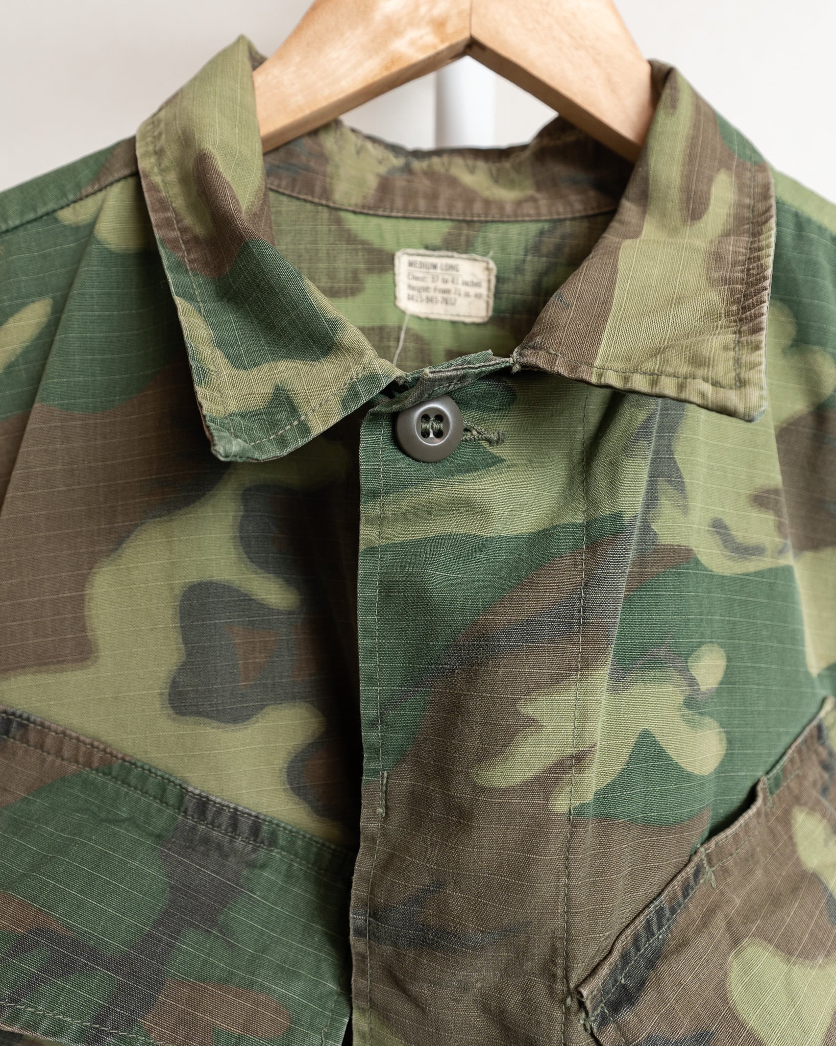 U.S.Army 60's Jungle Fatigue Jacket ERDL 