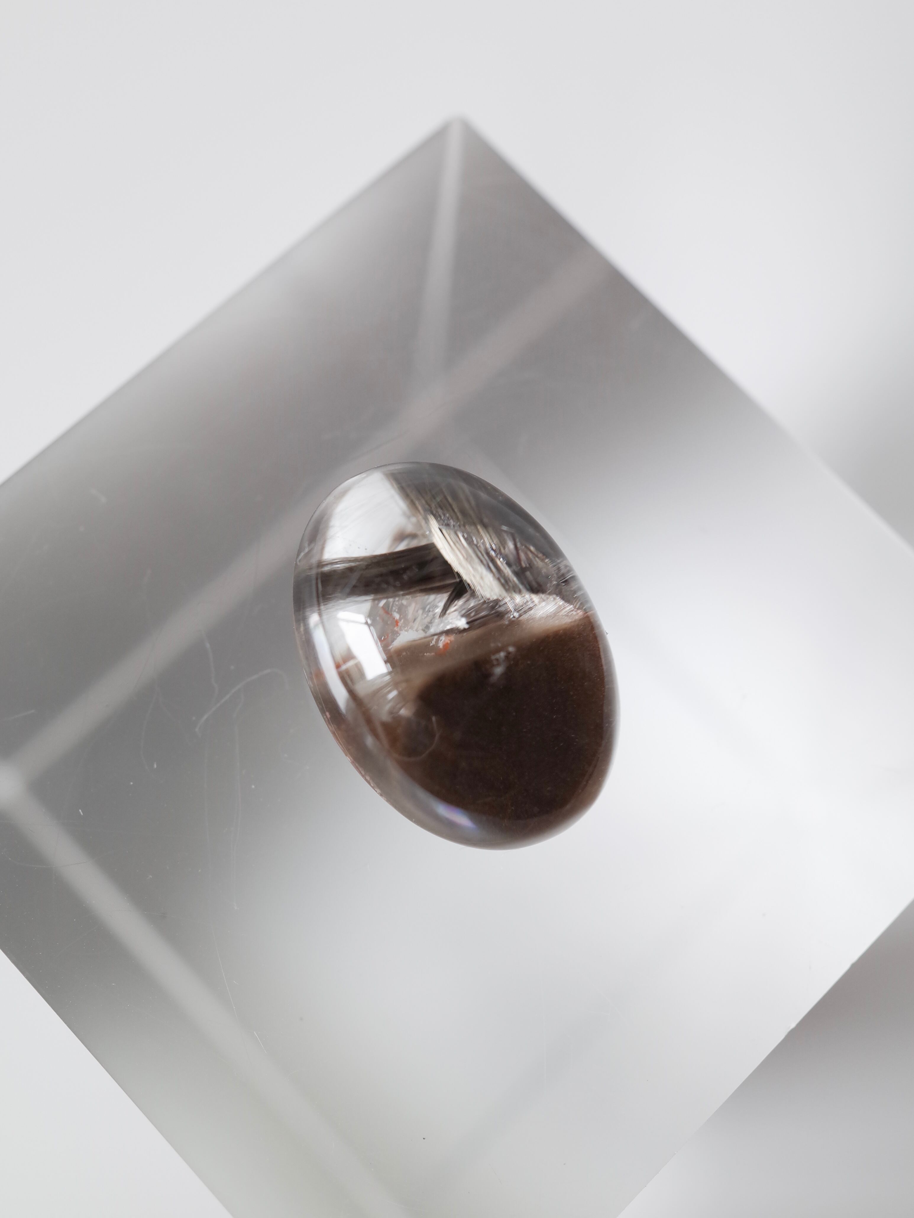 ブルッカイトインクォーツ - B09