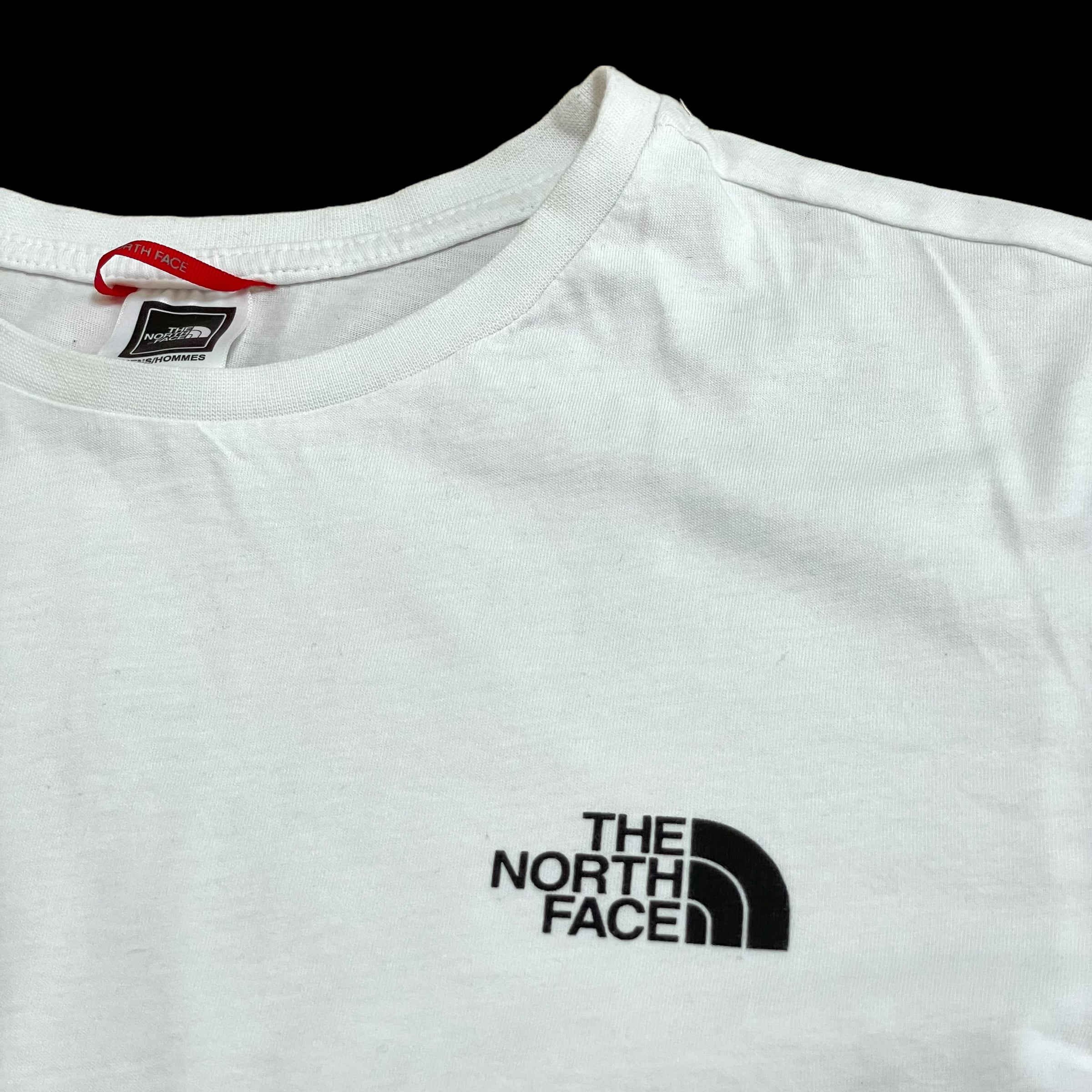 【Mサイズ】THE NORTH FACE プリントロゴ Tシャツ ホワイト