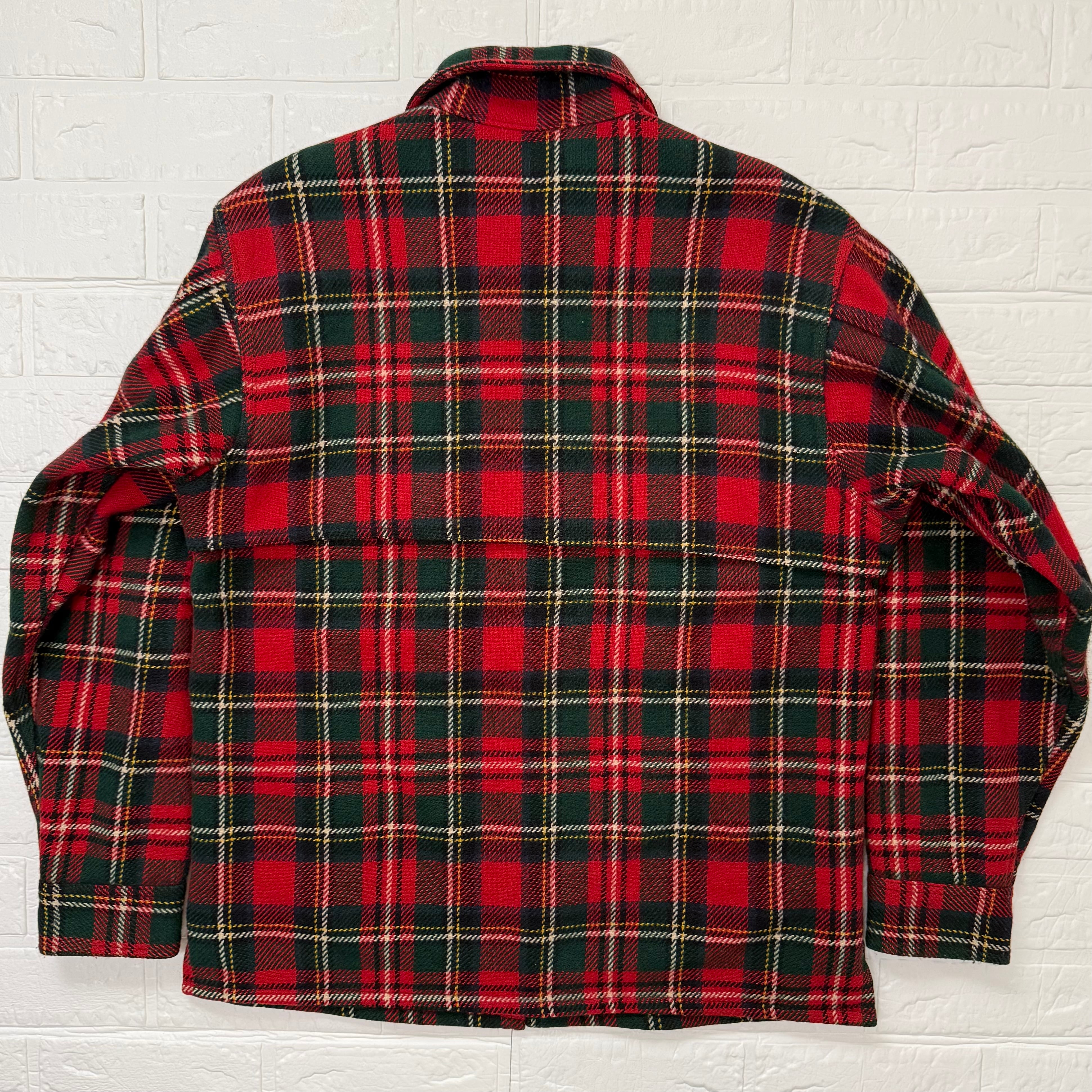 JOHNSON WOOLEN MILLS 60s タータンチェック ウール マッキーノ