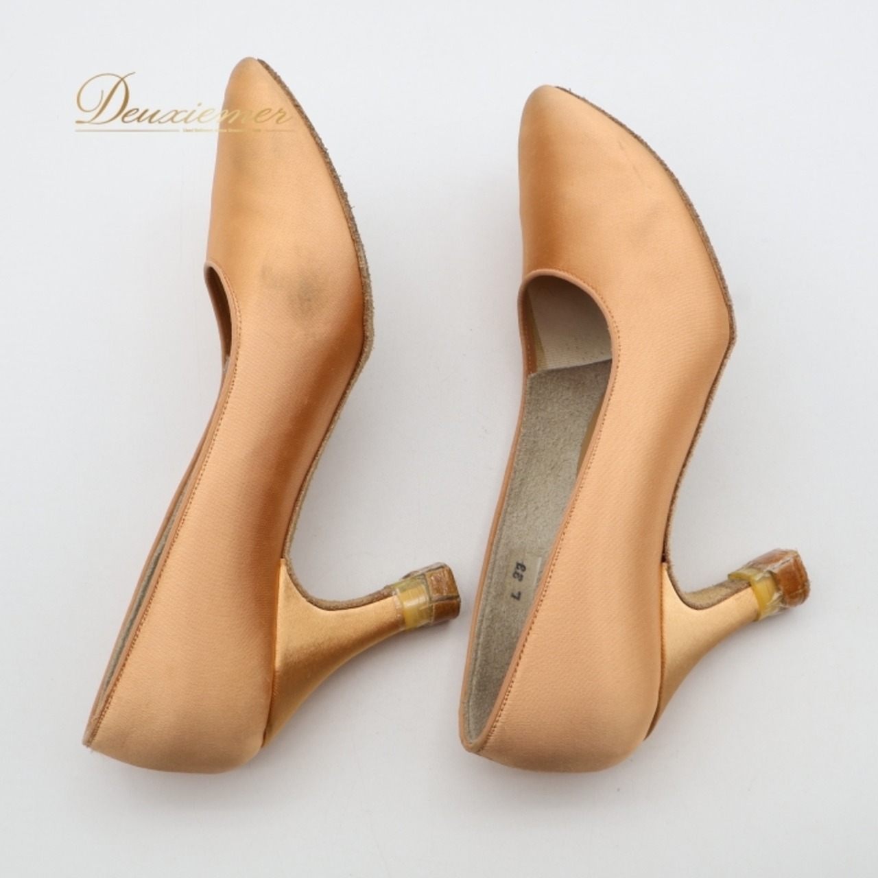 社交ダンス 衣装 スタンダード シューズ オレンジ系 S&S 靴 くつ ヒール レディース 無地 シンプル 光沢 明るい 練習 レッスン イベント ステージ ダンスシューズ パーティー 華やか かわいい 上品