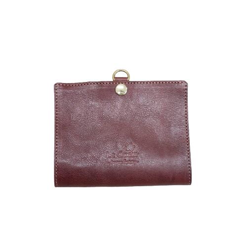 レザーマスクカバー大(チョコ)【HASAMU】 布マスク用 裏生地仕様 LeCoeur