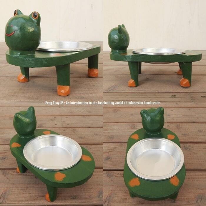 蛙1P 餌入れ フードボール キャットフード トレー カエル エサ入れ 水
