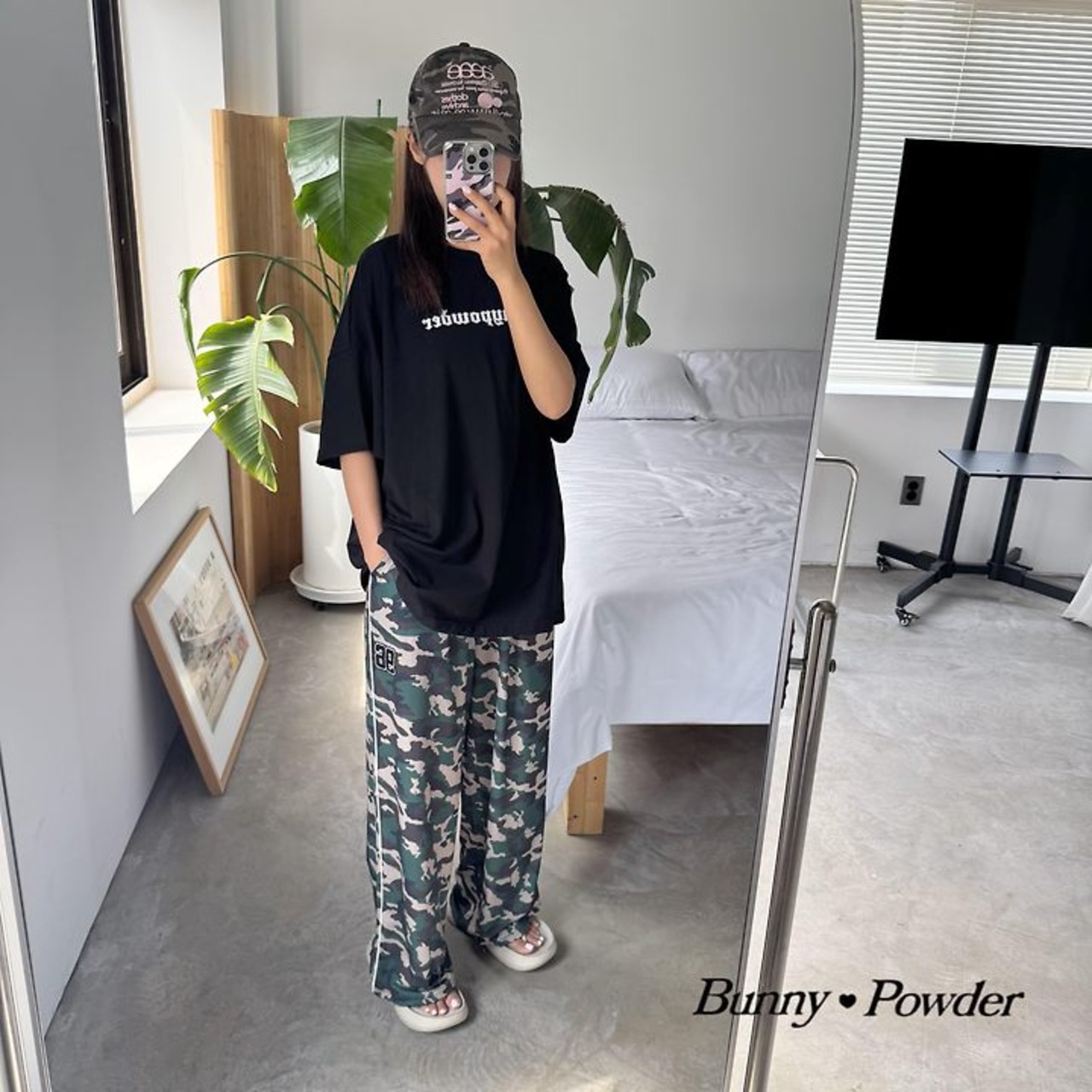 [Bunny Powder] Planning) Chrome Tee (adult) / [버니파우더] 기획)크롬티 (adult)