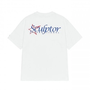 [SCULPTOR] Star Logo Tee White 正規品 韓国ブランド 韓国ファッション 韓国代行 Tシャツ